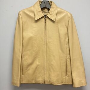 Raffaelo Leather Zip Up Jacket